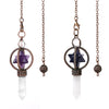 Merkaba Crystal Pendulum for Dowsing & Divination