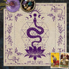 Purple Snake & Lotus Flower Alter Cloth