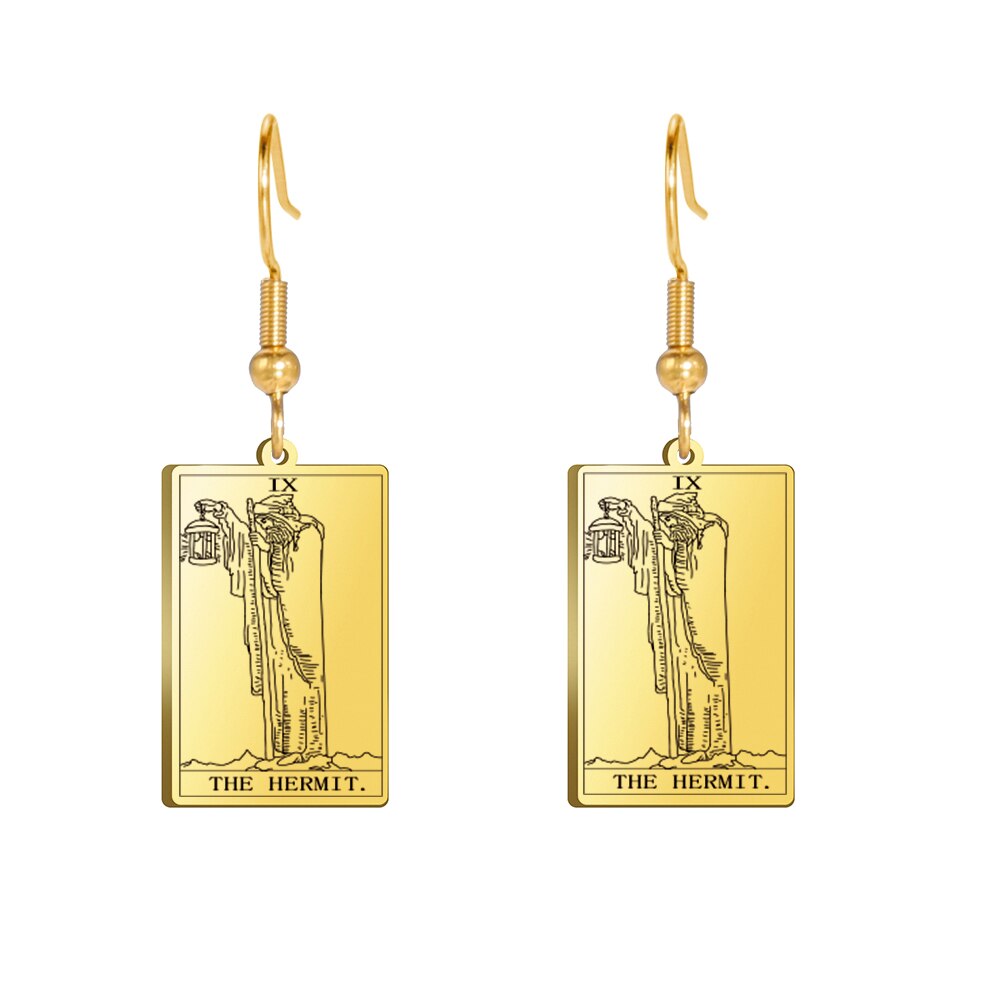 Tarot Drop Earrings of the Major Arcana