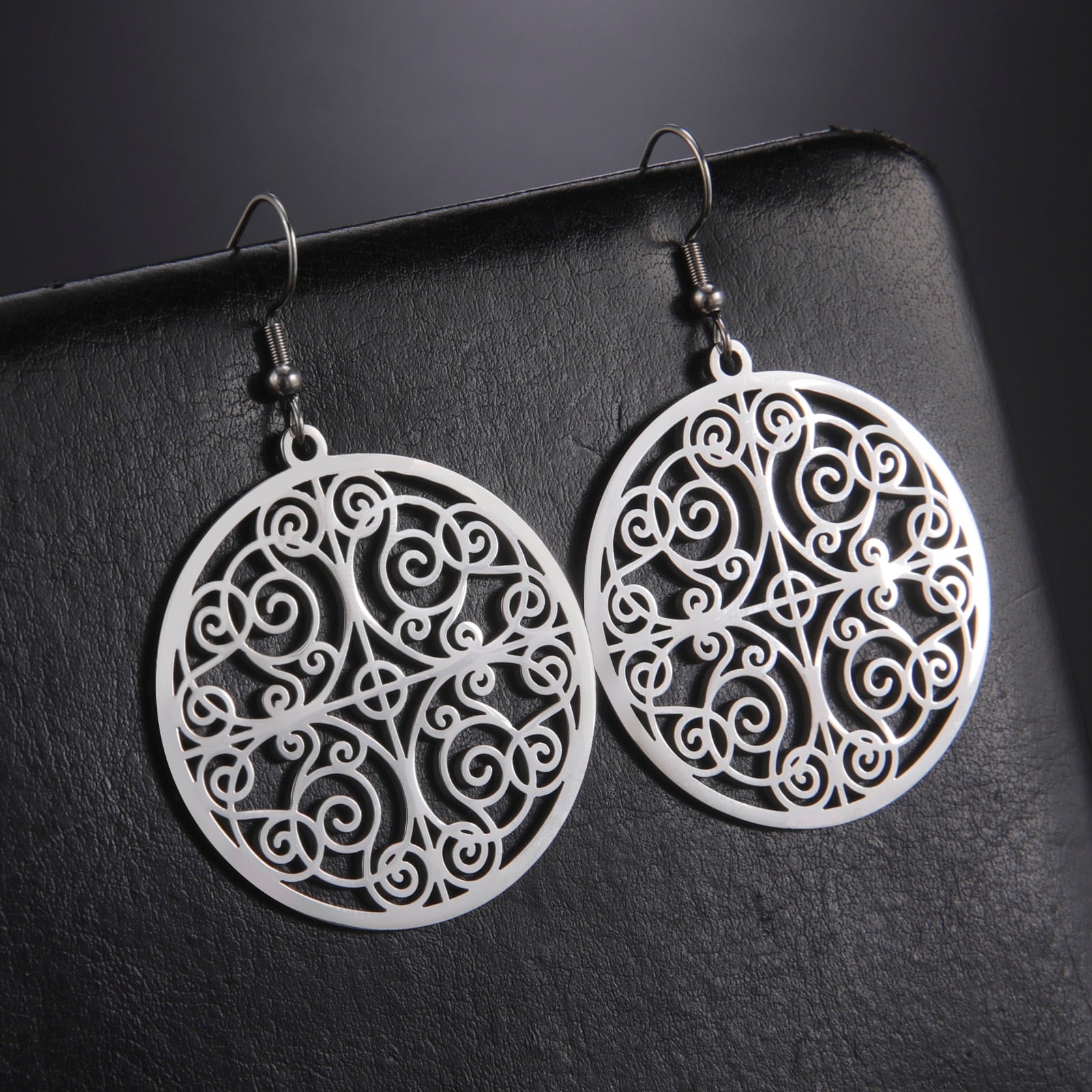 Flower of Life Hoops Earrings