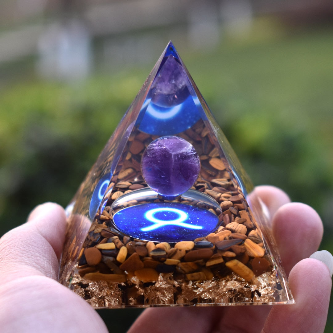 Orgone Pyramid 6cm for Energy Generation & Protection