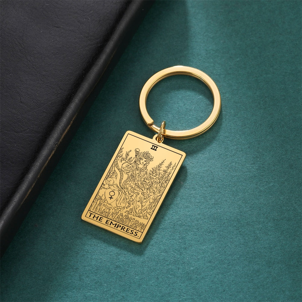 Tarot Keychain Pendant of the Major Arcana