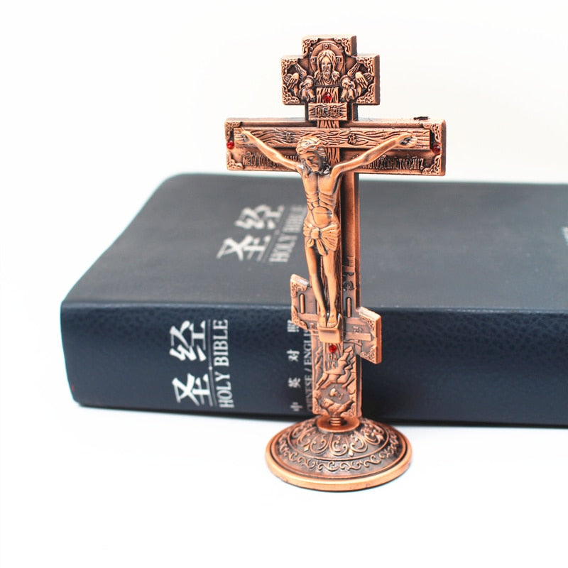 Jesus on the Holy Cross Standing Ornament