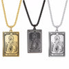 Skeleton Tarot Pendant Necklace of the Major Arcana