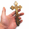 Jesus on the Holy Hand Held Blessing Cross