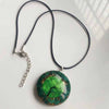 Handmade Malachite Tree of Life Orgone Pendant