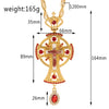 Holy Cross Necklace 8 Byzantine Style Amulets