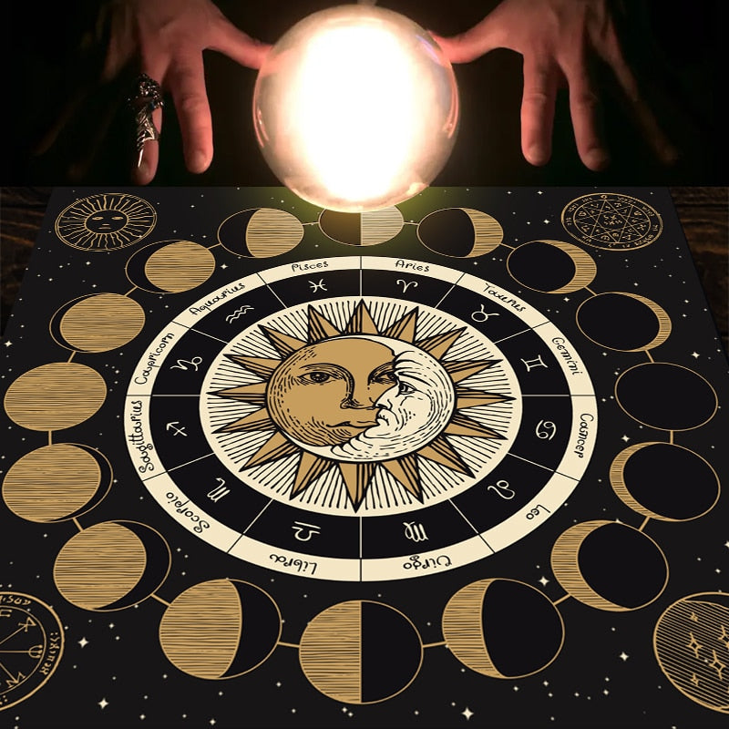 Moon Phase Tarot & Altar Cloth