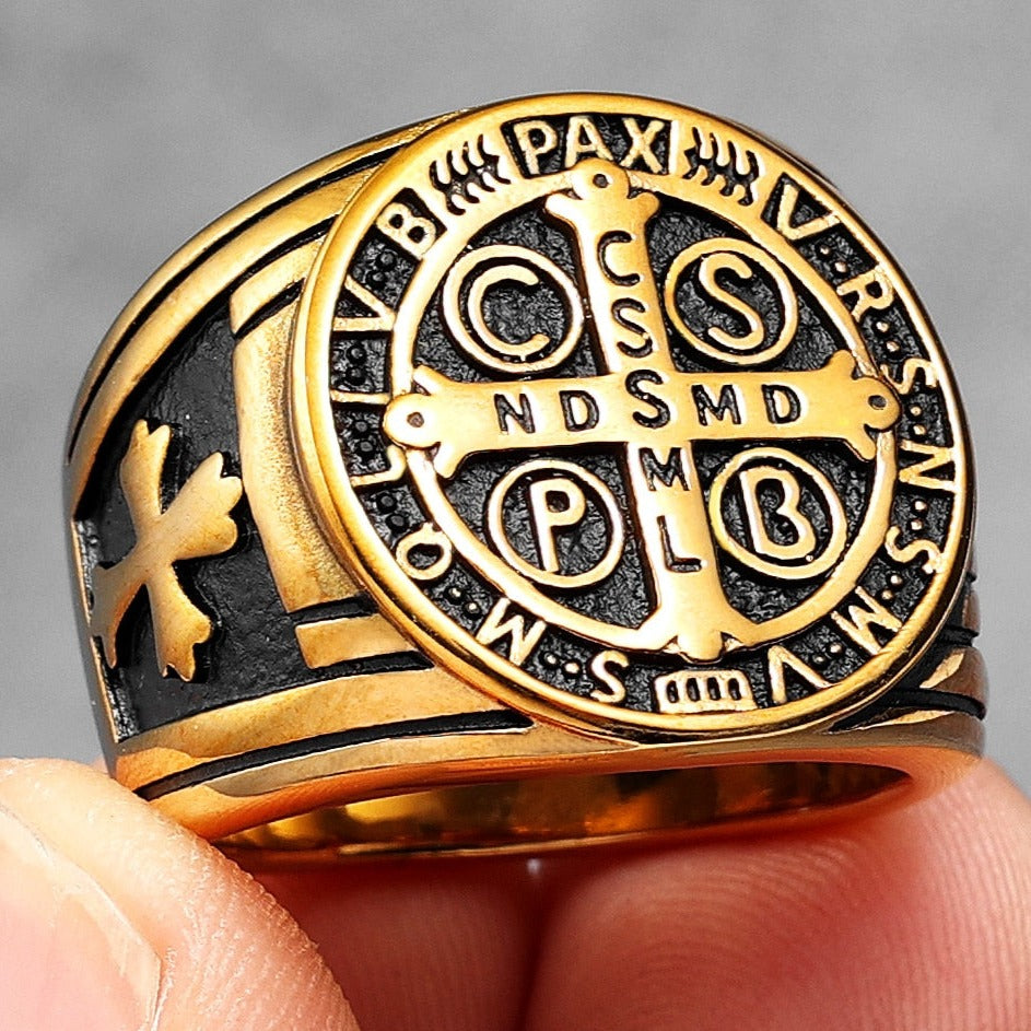 Saint Benedict Medal Ring