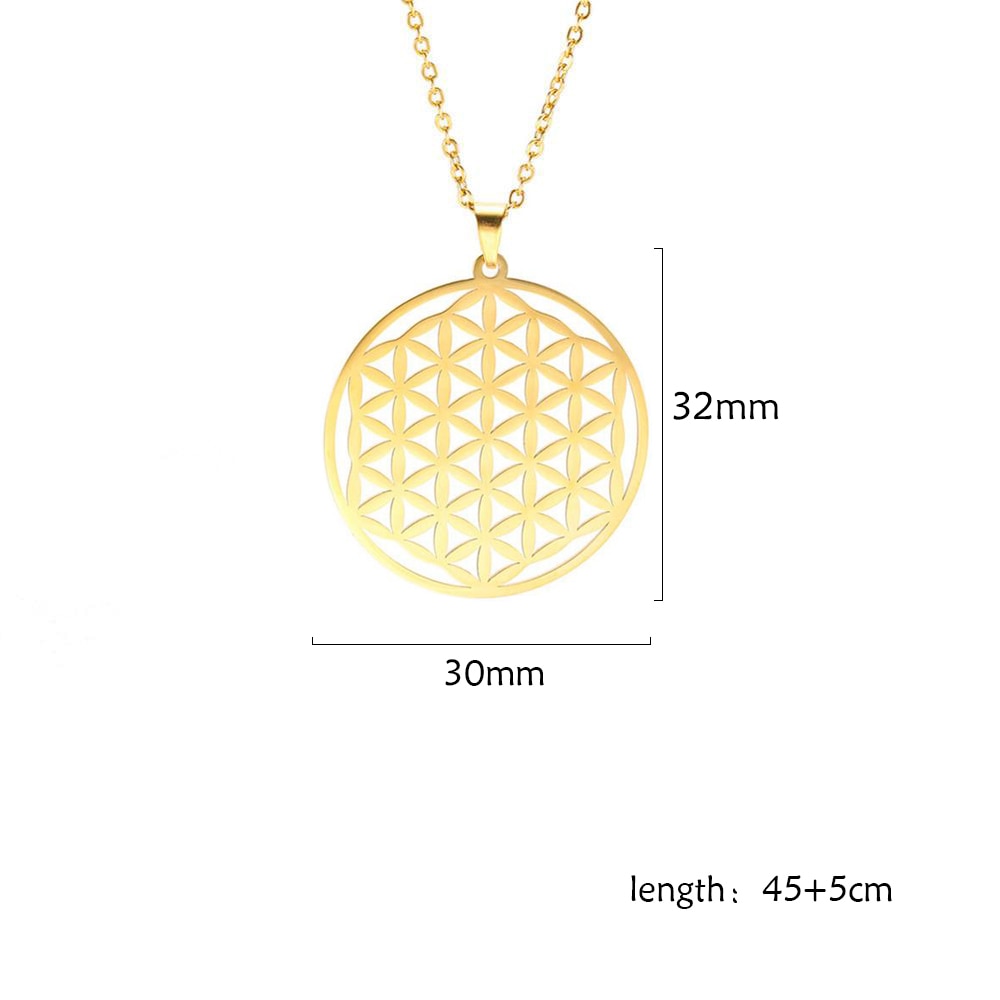 Flower of Life Pendent Necklace