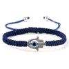 Hand of Fatima & Evil Eye Braided Bracelet for Luck & Protection