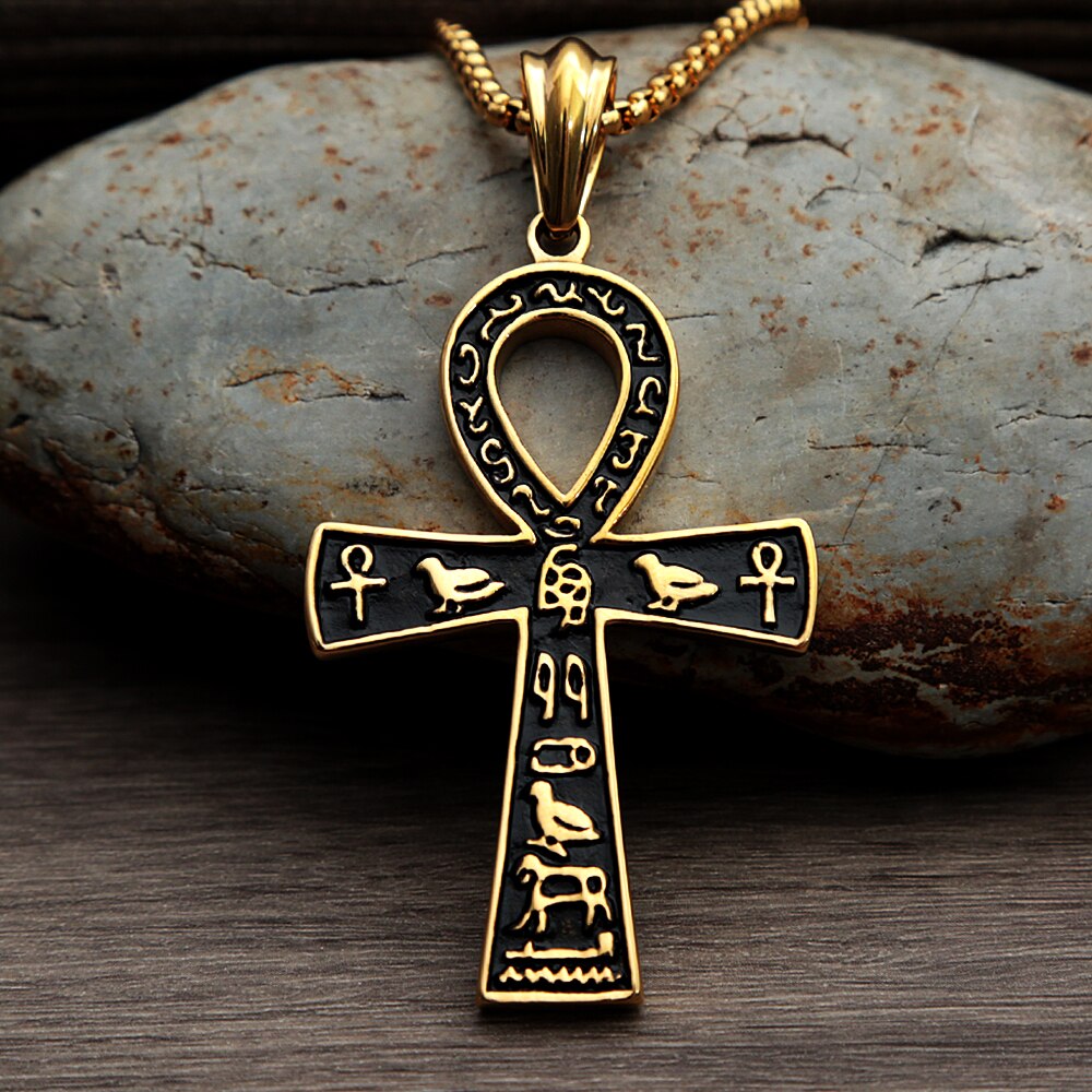 Ankh Cross Pendant Necklace - Hermetic Amulet