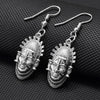 Portrait of Queen Mother Idia of the Benin Empire Mask Earrings