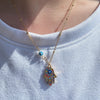 Evil Eye Hand of Fatima Pendant Necklace For Women