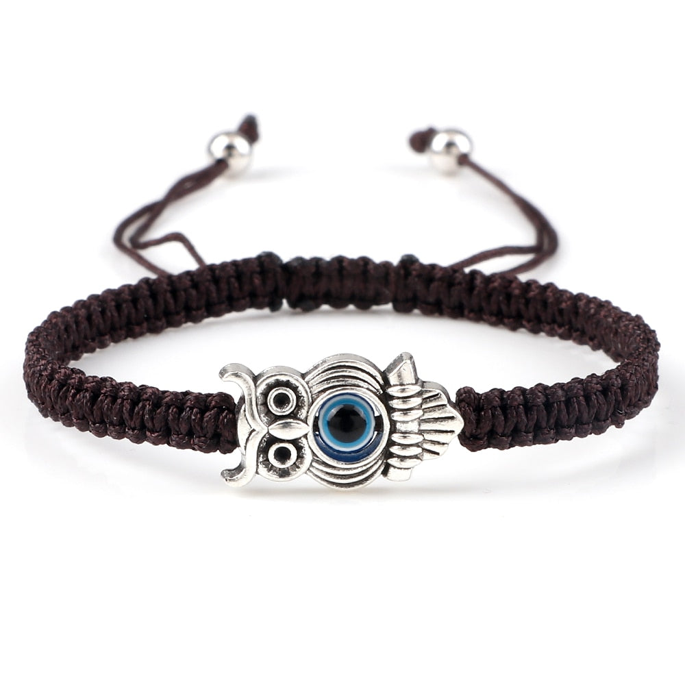 Evil Eye Braided Bracelet for Protection & Luck