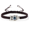 Evil Eye Braided Bracelet for Protection & Luck