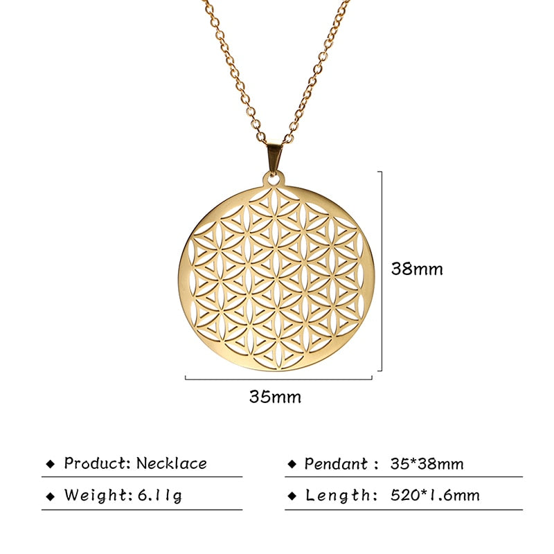 Flower of Life Pendent Necklace