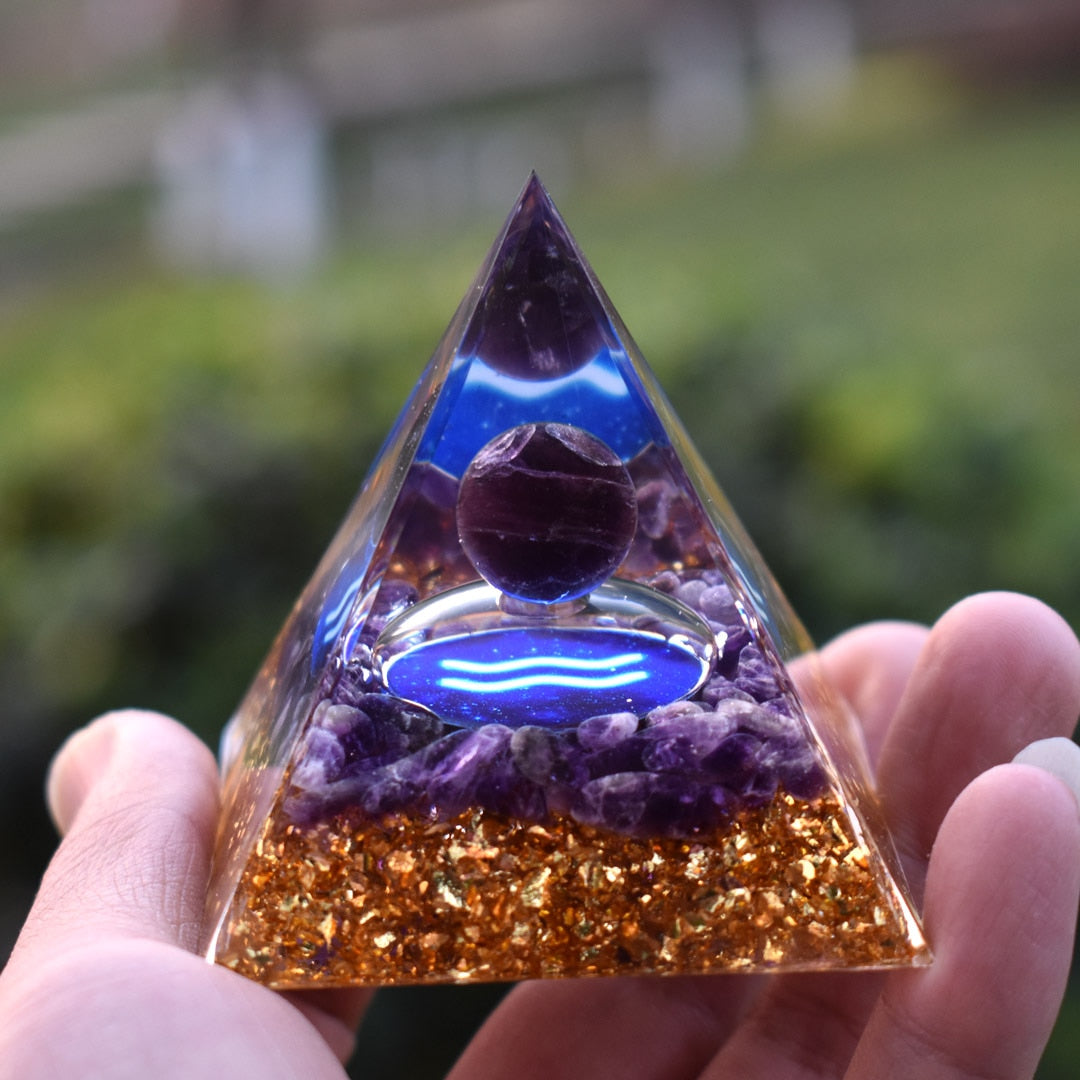 Orgone Pyramid 6cm for Energy Generation & Protection