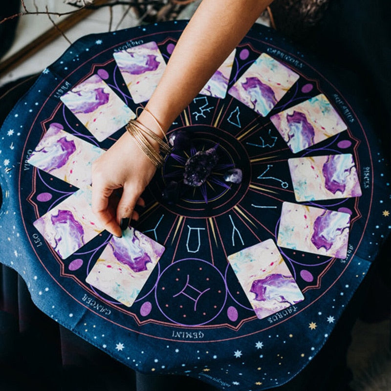 Wheel of Astrology Tarot & Altar Cloth