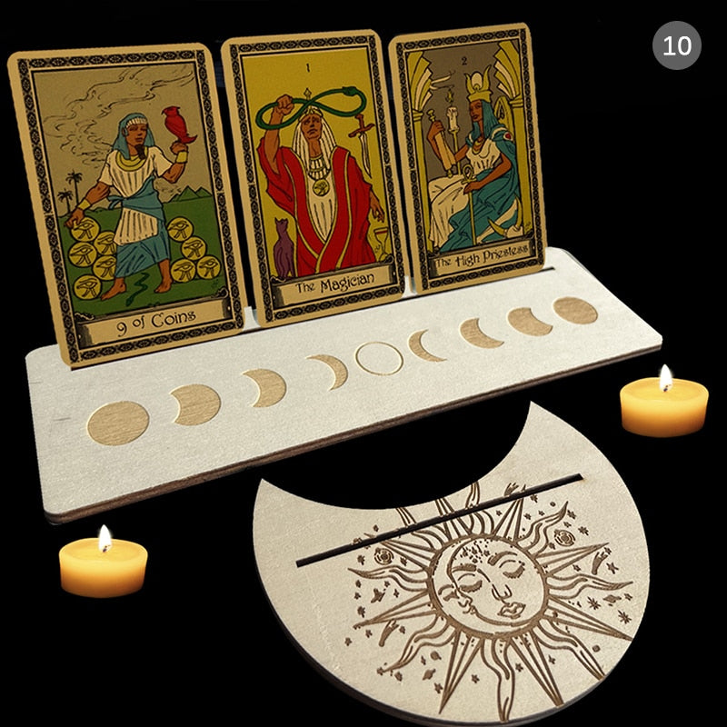 Wooden Tarot Card Stand