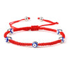 Evil Eye Braided Bracelet for Protection & Luck