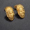 Portrait of Queen Mother Idia of the Benin Empire Mask Earrings