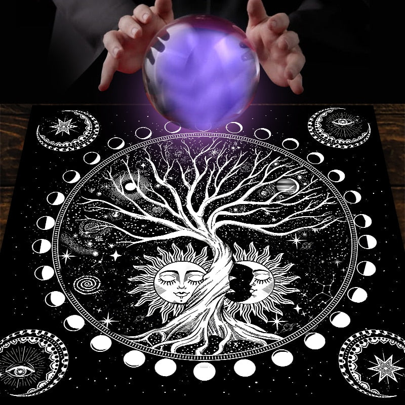 Tree if Life Celestial Tarot & Altar Cloth