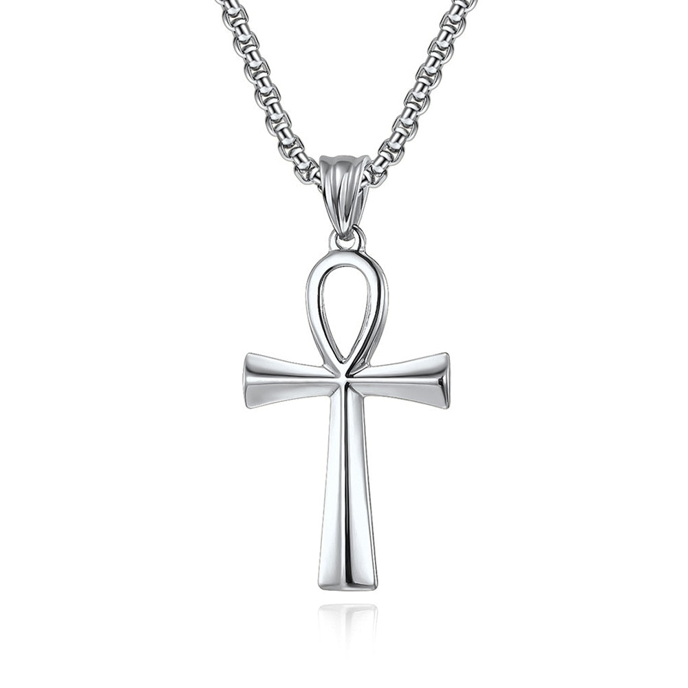 Ankh Cross Pendant Necklace - Hermetic Amulet