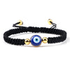 Evil Eye Braided Bracelet for Protection & Luck