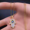 Evil Eye (Hamsa) Hand of Fatima Pendant Necklace