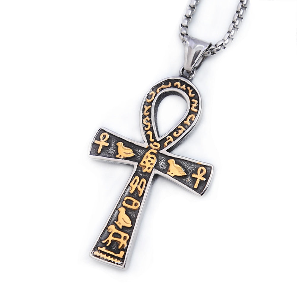 Ankh Cross Pendant Necklace - Hermetic Amulet