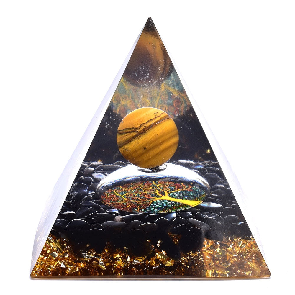 Orgone Pyramid 6cm for Energy Generation & Protection