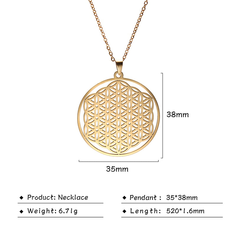 Flower of Life Pendent Necklace