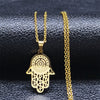 Evil Eye (Hamsa) Hand of Fatima Pendant Necklace