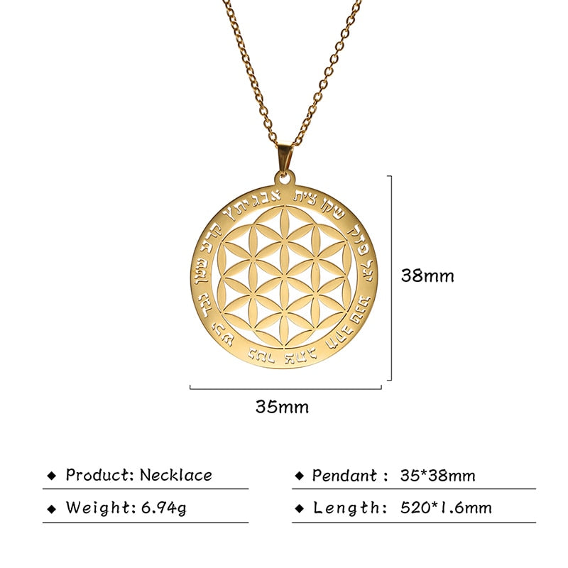 Flower of Life Pendent Necklace