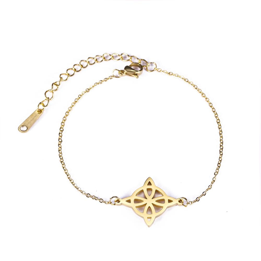 Wicca Knot Pendant Bracelet